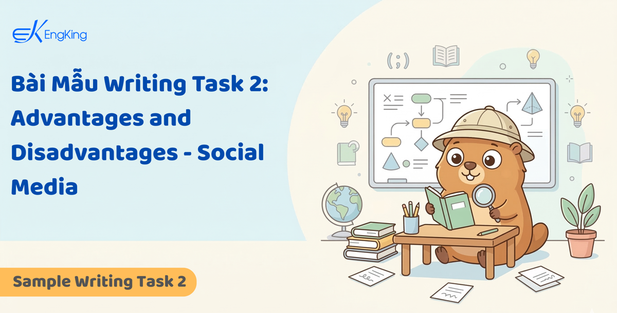 Bài Mẫu Writing Task 2: Advantages and Disadvantages - Social Media